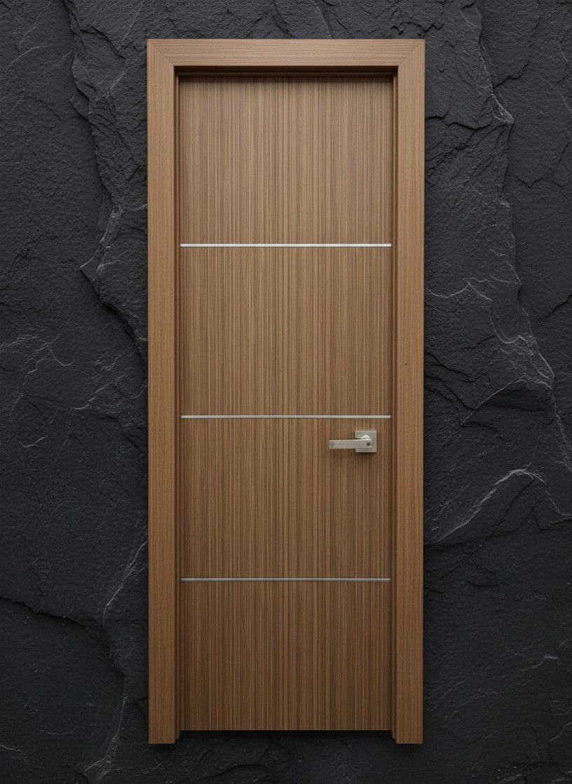 Puerta Milano Blanco paneles geometricos blanco mate diseno europeo moderno luxury