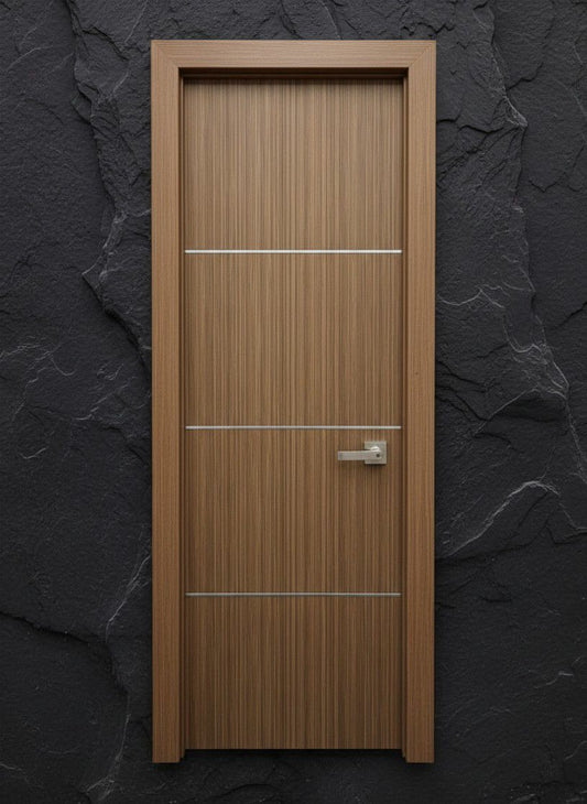 Puerta Milano Blanco paneles geometricos blanco mate diseno europeo moderno luxury